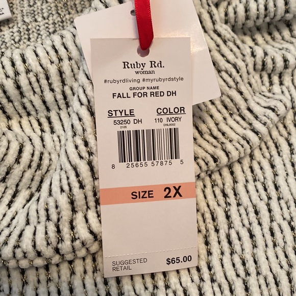 Ruby Rd. Cowl Neck Sweater - Picture 6 of 8